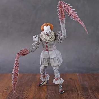 NECA IT Pennywise The Dancing Clown 7" Ultimate Edition Action Figure Collectible Model Toy with LED Light