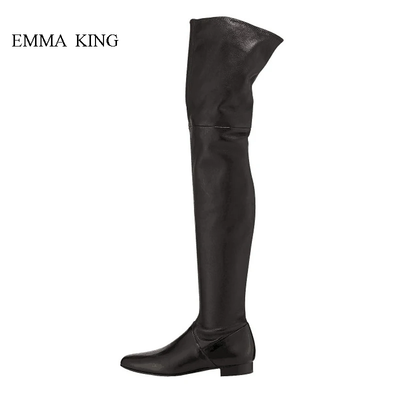 EMMA KING Big Size 35-43 Square Low Heels Footwear Botas Mujer Winter Boots Women Round Toe Short Zipper Over the Knee Boots
EMMA KING Big Size 35-43 Square Low Heels Footwear Botas Mujer Winter Boots Women Round Toe Short Zipper Over the Knee Boots