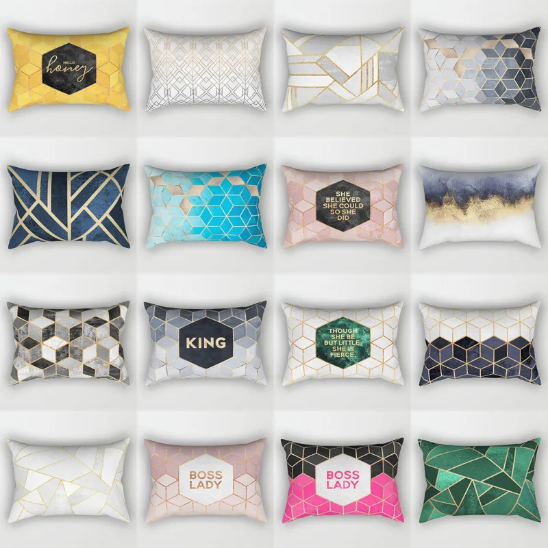 30cm*50cm Rectangle Cushion Cover Sofa Polyester Throw Pillow Case Home Textile Cushion Cover Simple Geometric Throw Pillowcases
30cm*50cm Rectangle Cushion Cover Sofa Polyester Throw Pillow Case Home Textile Cushion Cover Simple Geometric Throw Pillowcases