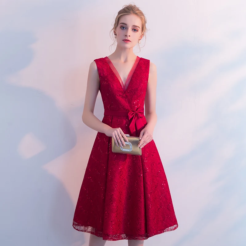 Aswomoye Sexy A-Line Short Evening Dress 2018 New V-Neck Red Carpet Dress Sashes with Bow Sequins Prom Dress robe de soiree
Aswomoye Sexy A-Line Short Evening Dress 2018 New V-Neck Red Carpet Dress Sashes with Bow Sequins Prom Dress robe de soiree