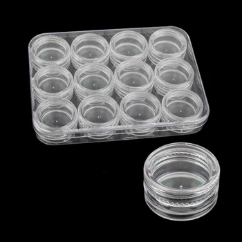 12pcs Powder Paillette Rhinestone Nail Storage Plastic Box Case Nail Art Accessories MK256
12pcs Powder Paillette Rhinestone Nail Storage Plastic Box Case Nail Art Accessories MK256