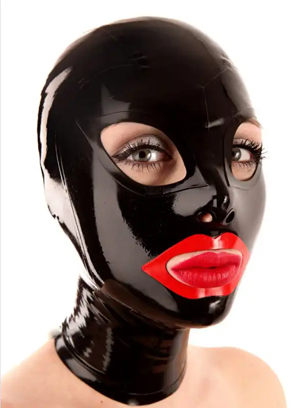 Latex maske frau