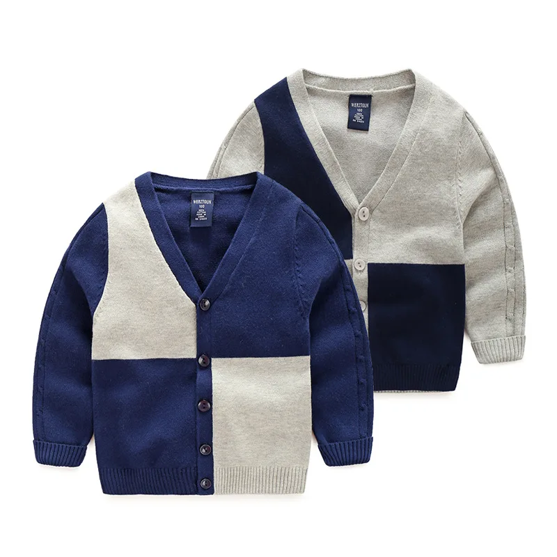 Spring boy cardigan sweater autumn new contrast color sweater jacket, 100% good quality single-breasted sweater
Spring boy cardigan sweater autumn new contrast color sweater jacket, 100% good quality single-breasted sweater