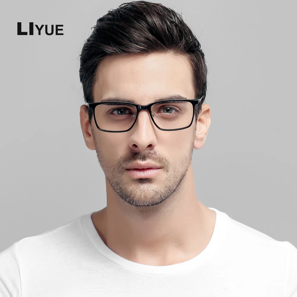 LIYUE High Quality Eyeglasses Frame men Brand designer Spectacle Plain Glasses Clear Lens optical frame Diopter lens eye glasses
LIYUE High Quality Eyeglasses Frame men Brand designer Spectacle Plain Glasses Clear Lens optical frame Diopter lens eye glasses