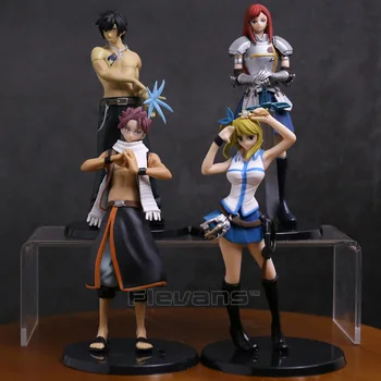 Fairy Tail Lucy Erza Natsu Grey PVC Figures Collectible Model Toys 4pcs/set 14cm
Fairy Tail Lucy Erza Natsu Grey PVC Figures Collectible Model Toys 4pcs/set 14cm