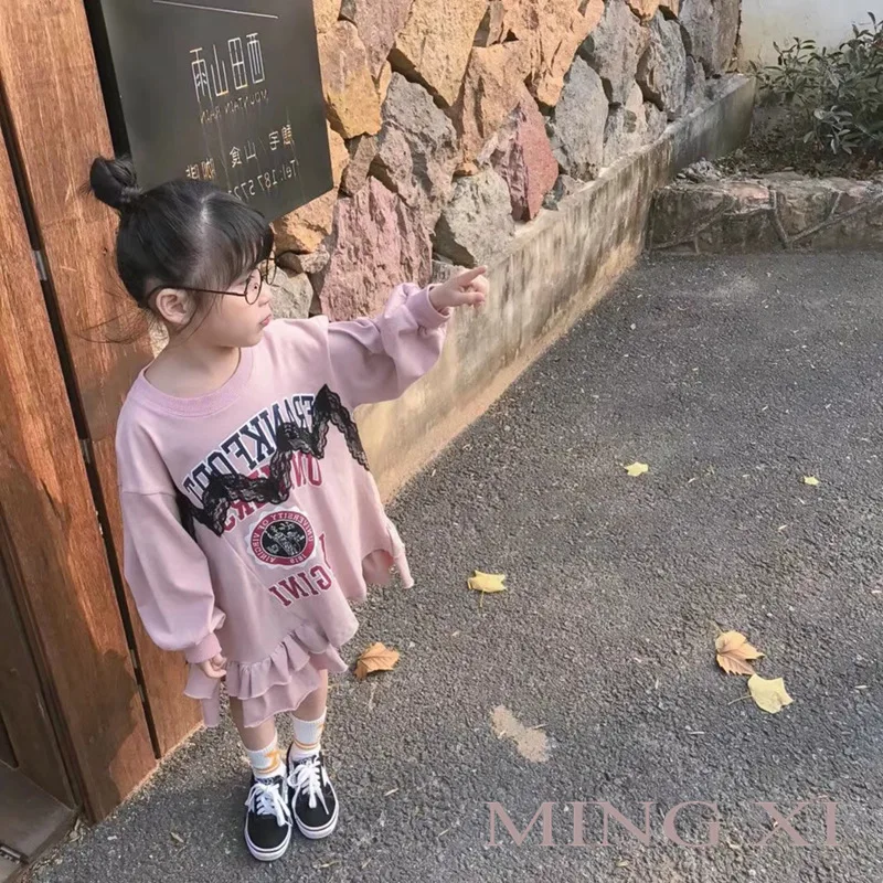 2018 children's clothing children's sweatershirt dress spring new female girls spring sweater long round neck pullovers
2018 children's clothing children's sweatershirt dress spring new female girls spring sweater long round neck pullovers