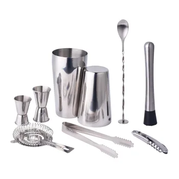 9Pcs/Set Stainless Steel Cocktail Shaker Mixer Drink Bartender Browser Kit Bars Set Tools Newest Drop Shipping
9Pcs/Set Stainless Steel Cocktail Shaker Mixer Drink Bartender Browser Kit Bars Set Tools Newest Drop Shipping
