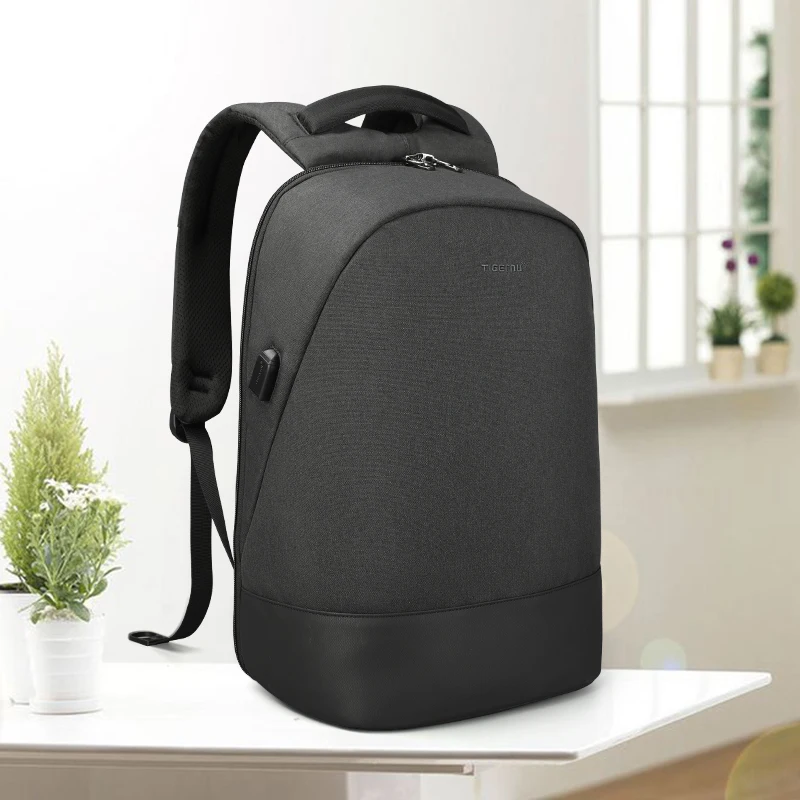 

2019 Tigernu 15.6"Laptop USB Charging Waterproof Anti Theft Men Backpack School Travel Backpack Male Fashion Bagpack For Women