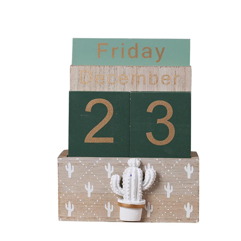 Countryside Home Figurines Decor Desktop Decoration Office Perpetual Wood Calendar ElimElim
Countryside Home Figurines Decor Desktop Decoration Office Perpetual Wood Calendar ElimElim