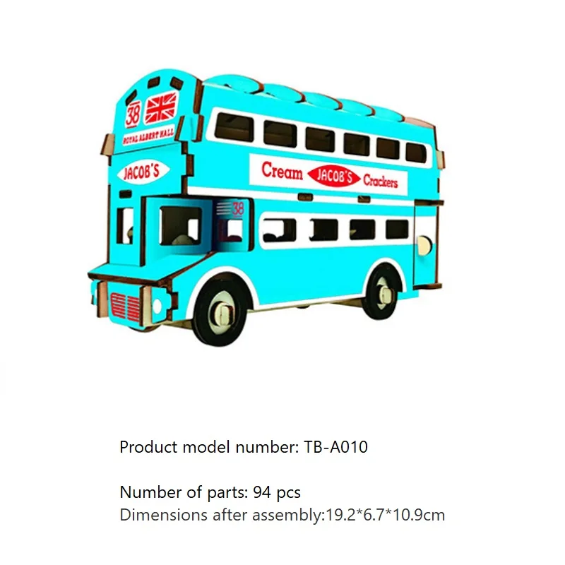 3D Puzzles Wooden DOUBLE-DECK BUS Kids Educational Learning Toys Art Crafts DIY Color Jigsaw Brain Teaser Boys Girls Games Gift
3D Puzzles Wooden DOUBLE-DECK BUS Kids Educational Learning Toys Art Crafts DIY Color Jigsaw Brain Teaser Boys Girls Games Gift