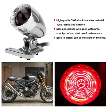 LED Taillight Stop Light FOR Motorcycle Retro Convex Lens Aluminum Universal Brake Light Stop Light Taillight car accessories
LED Taillight Stop Light FOR Motorcycle Retro Convex Lens Aluminum Universal Brake Light Stop Light Taillight car accessories