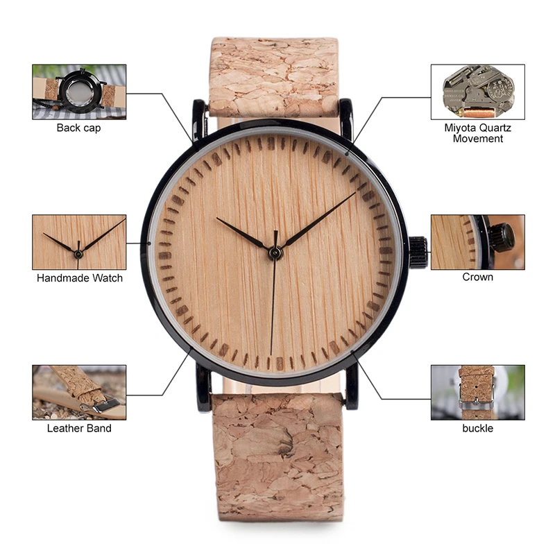 BOBO BIRD Luxury Brand Metal Watch