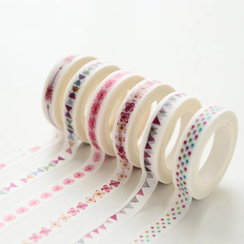 Creative Thin Washi Tape Masking Tape Kawaii DIY Stickers Scrapbooking Decorative Adhesive Tape For School Material Escolar
Creative Thin Washi Tape Masking Tape Kawaii DIY Stickers Scrapbooking Decorative Adhesive Tape For School Material Escolar