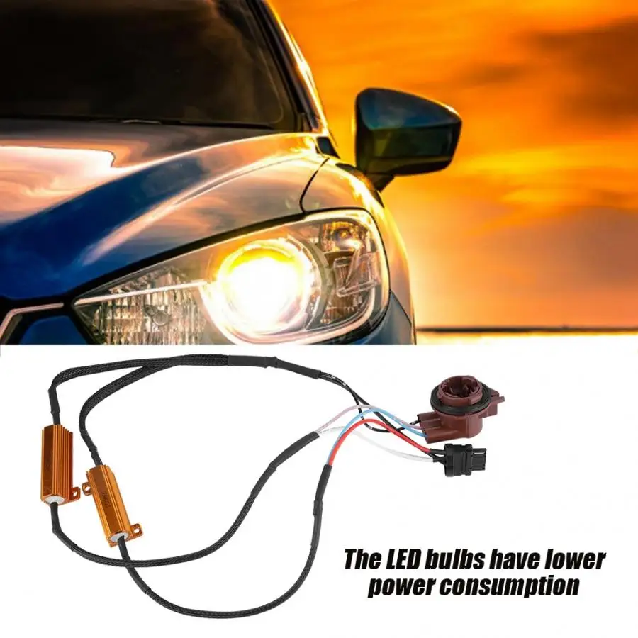 2pcs 3157A LED Resistance Load Resistor Decoder Brake Light Anti-Flicker Flash Error Canceler Car Accessories New Arrivals
2pcs 3157A LED Resistance Load Resistor Decoder Brake Light Anti-Flicker Flash Error Canceler Car Accessories New Arrivals