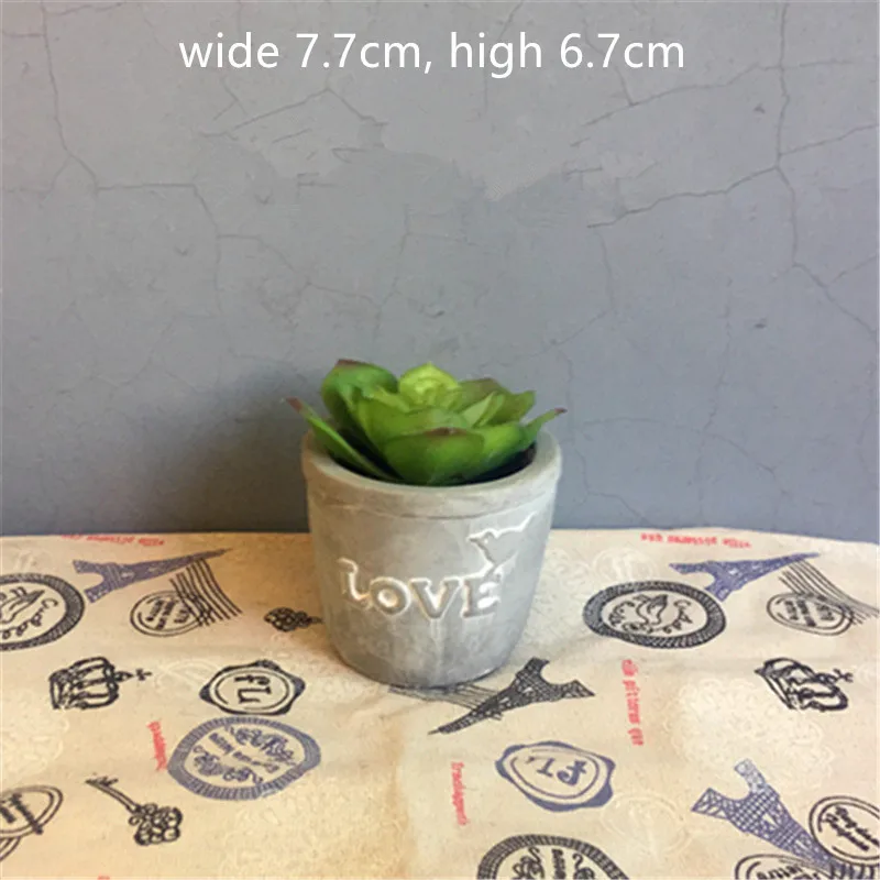 LOVE Ceative Desktop Decorating flowerpot Silicone Cement Mold DIY Clay Craft Pot Making Tool Concrete Planter Mould
LOVE Ceative Desktop Decorating flowerpot Silicone Cement Mold DIY Clay Craft Pot Making Tool Concrete Planter Mould