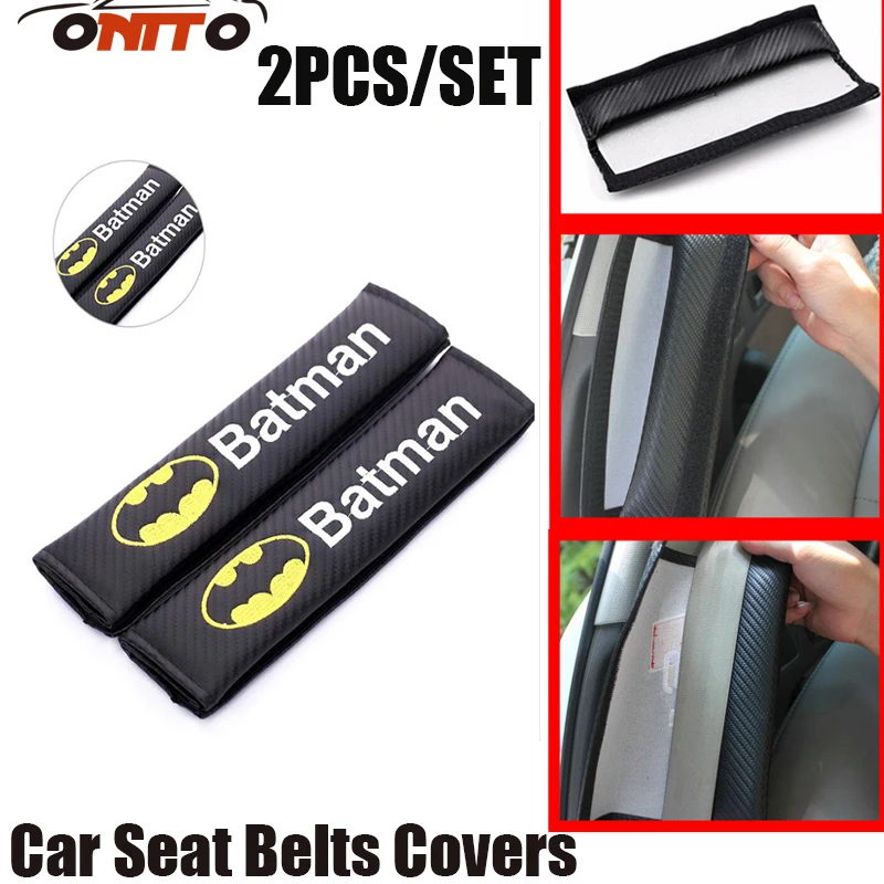 1/2pcs Fit All Car Safety Seat Belts Shoulder Pads Cover Cushion decor Auto Accessories Car-styling Batman logo Top qualtiy
1/2pcs Fit All Car Safety Seat Belts Shoulder Pads Cover Cushion decor Auto Accessories Car-styling Batman logo Top qualtiy