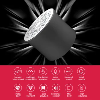 FDBRO New A2 Outdoor Wireless Mini Bluetooth Speaker Subwoofer Mini Portable Wireless TWS Interconnect Bluetooth Speaker
FDBRO New A2 Outdoor Wireless Mini Bluetooth Speaker Subwoofer Mini Portable Wireless TWS Interconnect Bluetooth Speaker