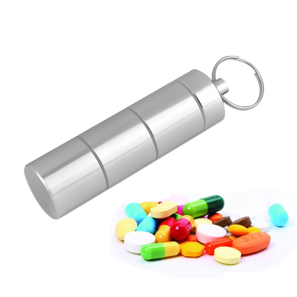 Outdoor Portable Waterproof Daily 3 Times Tablets Pill Box Medicine Aluminum Alloy Case Organizer Storage Pill Dispenser 3 Grids
Outdoor Portable Waterproof Daily 3 Times Tablets Pill Box Medicine Aluminum Alloy Case Organizer Storage Pill Dispenser 3 Grids