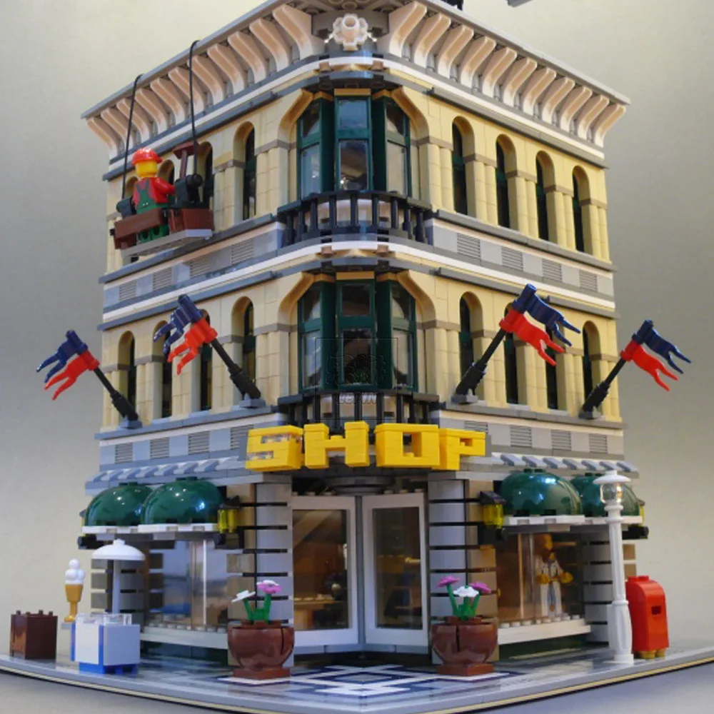 15005 2232Pcs City Creator Grand Emporium Model Building Kits Blocks Brick Toy Compatible 10211
15005 2232Pcs City Creator Grand Emporium Model Building Kits Blocks Brick Toy Compatible 10211