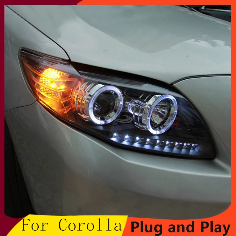 KOWELL Car Styling for Toyota Corolla Headlights 2008-2010 Altis LED Headlight DRL Bi Xenon Lens High Low Beam Parking Fog Lamp
KOWELL Car Styling for Toyota Corolla Headlights 2008-2010 Altis LED Headlight DRL Bi Xenon Lens High Low Beam Parking Fog Lamp