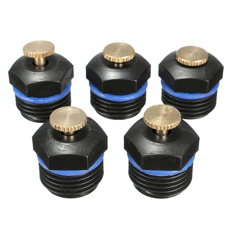 1/5/10/20/50pcs Adjustable Gardening Micro Flow Drip Head Barb Spray Irrigation Watering Sprinkler Pot Garden Tools Mayitr