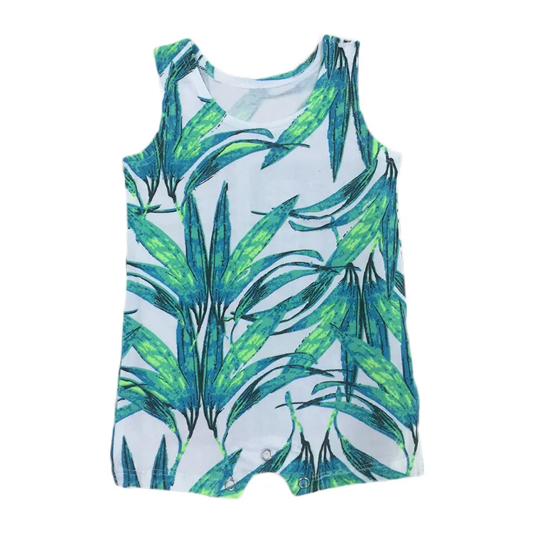 Summer Baby Boys Rompers Cotton Sleeveless Vest Romper Newborn Infant Outfit Onepiece Printed Baby Clothing
Summer Baby Boys Rompers Cotton Sleeveless Vest Romper Newborn Infant Outfit Onepiece Printed Baby Clothing