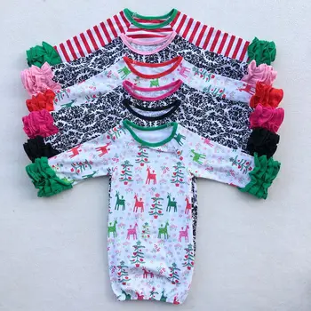 Long Sleeve Ruffled Infant Gown,Girls Hospital Outfit,Personalized Ruffled Newborn girl take home outfit,baby pajama
Long Sleeve Ruffled Infant Gown,Girls Hospital Outfit,Personalized Ruffled Newborn girl take home outfit,baby pajama