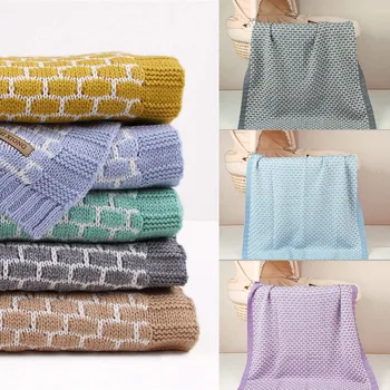 Plaid Blanket Knitted Swaddle Wrap Blankets Super Soft Bedding Quilt For Bed Sofa
Plaid Blanket Knitted Swaddle Wrap Blankets Super Soft Bedding Quilt For Bed Sofa