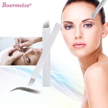 Microblading Needles 7Pin 12Pin Permanent Makeup Supply Tebori Sterilized Eyebrow Lip Eyeliner Beauty Tools Curved Tattoo Blades
Microblading Needles 7Pin 12Pin Permanent Makeup Supply Tebori Sterilized Eyebrow Lip Eyeliner Beauty Tools Curved Tattoo Blades