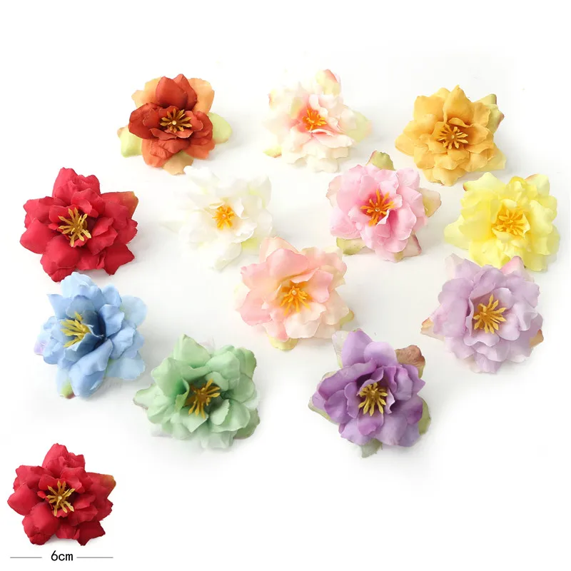 New 10pcs artificial flower 6cm silk rose flower head wedding party home decoration DIY wreath scrapbook gift box craft
New 10pcs artificial flower 6cm silk rose flower head wedding party home decoration DIY wreath scrapbook gift box craft