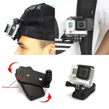 PC Material 360 Degree Rotatable Quick Attach Bag Holder Clip Multi-functional Backpack Clamp with Screw for GoPro 4 3+ 3
PC Material 360 Degree Rotatable Quick Attach Bag Holder Clip Multi-functional Backpack Clamp with Screw for GoPro 4 3+ 3
