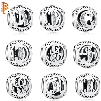 Authentic 925 Sterling Silver Crystal Alphabet A-Z Letter Charms Beads Fit Original Pandora Bracelet Necklace DIY Jewelry Making
Authentic 925 Sterling Silver Crystal Alphabet A-Z Letter Charms Beads Fit Original Pandora Bracelet Necklace DIY Jewelry Making