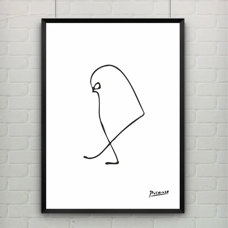 Pablo Picasso Le Moineau Oneliner Poster Canvas Abstract Art Picasso Animal Modern Art Painting Canvas Art Home Decor No Frame
Pablo Picasso Le Moineau Oneliner Poster Canvas Abstract Art Picasso Animal Modern Art Painting Canvas Art Home Decor No Frame