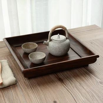 Black walnut rectangular Japanese tea tray solid wood tea plate fruit plate wooden tableware fruit plate tea set storage tray
Black walnut rectangular Japanese tea tray solid wood tea plate fruit plate wooden tableware fruit plate tea set storage tray