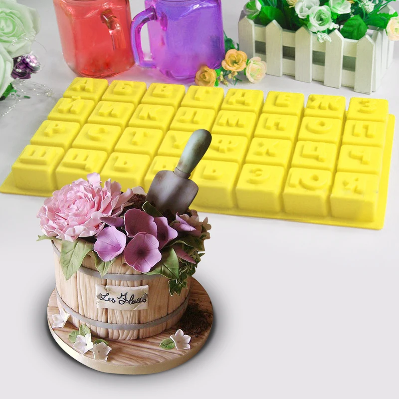 Russian alphabet letter Silicone Mold Ice Fondant Bakeware Baking Mold DIY Cake Decorating Tools
Russian alphabet letter Silicone Mold Ice Fondant Bakeware Baking Mold DIY Cake Decorating Tools