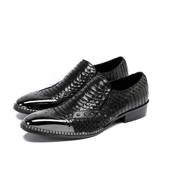 2019 New spring and summer pointed wedge dress shoes trend Korean men's genuine leather slip on oxford casual Shoes
2019 New spring and summer pointed wedge dress shoes trend Korean men's genuine leather slip on oxford casual Shoes