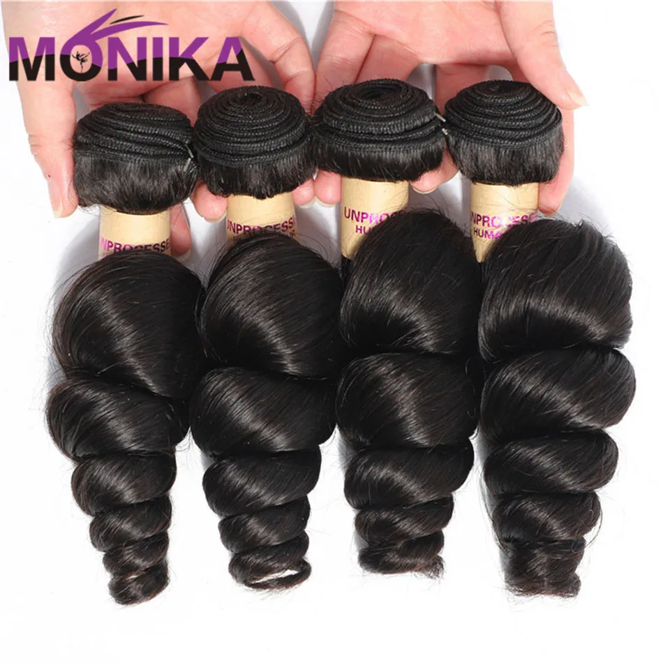 Monika Brazilian Loose Wave Bundles Remy Hair 30 inch Bundles Human Hair Weave 4/ 3 Bundles Tissage Bresiliens Bundle Deals
Monika Brazilian Loose Wave Bundles Remy Hair 30 inch Bundles Human Hair Weave 4/ 3 Bundles Tissage Bresiliens Bundle Deals