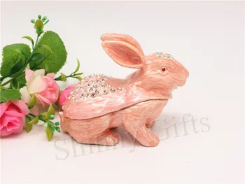 Special Offer Wholesales 100% Handmade Enamel Animal Rabbit Shape Trinket Box hare Shape Home Decorative Box 
Special Offer Wholesales 100% Handmade Enamel Animal Rabbit Shape Trinket Box hare Shape Home Decorative Box
