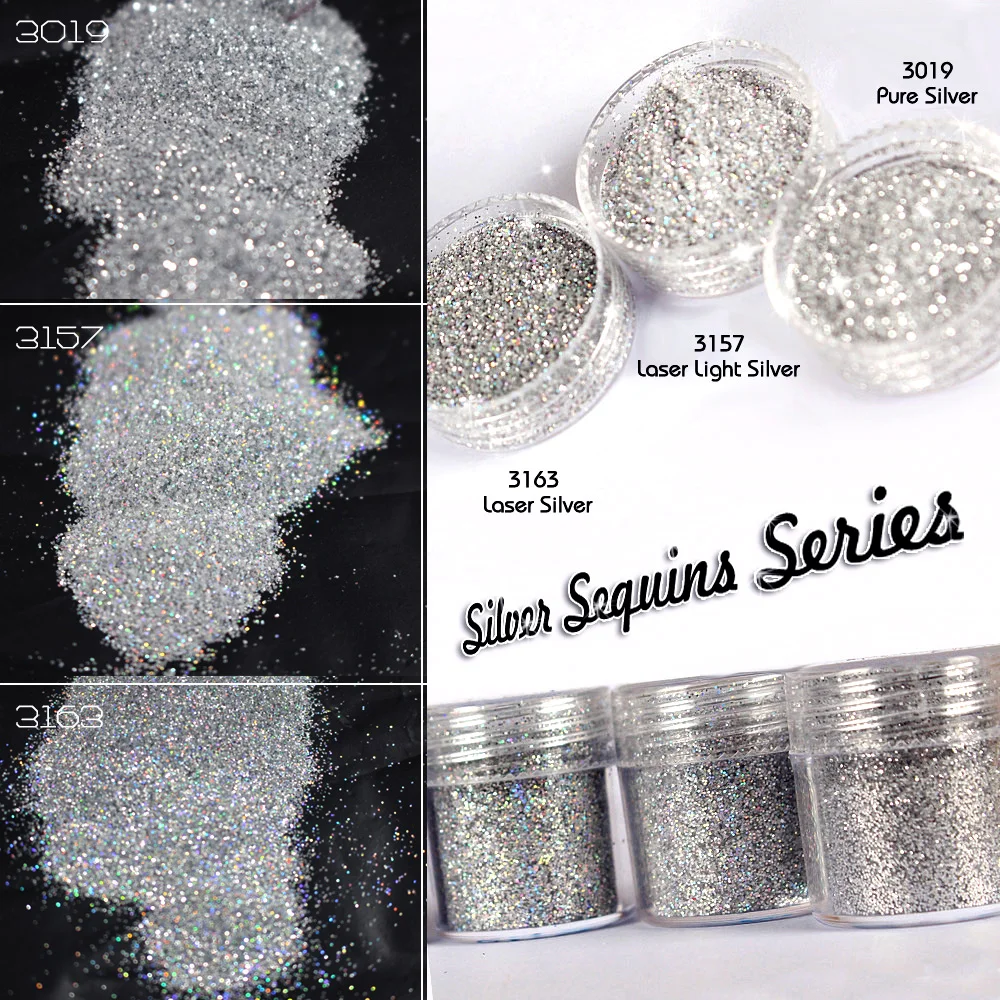 Silver Flash Powder Series 10ml/Box Silver Glitter Dust Powder Nail Tips Paillette Sequins Stunning Nail Art Manicure Decoration
Silver Flash Powder Series 10ml/Box Silver Glitter Dust Powder Nail Tips Paillette Sequins Stunning Nail Art Manicure Decoration
