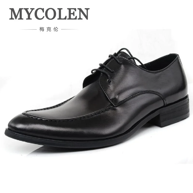 MYCOLEN Mens Dress Shoes Fashion Pointed Toe Lace Up Men's Business Casual Shoes Brown Black Genuine Leather Derby Shoes
MYCOLEN Mens Dress Shoes Fashion Pointed Toe Lace Up Men's Business Casual Shoes Brown Black Genuine Leather Derby Shoes