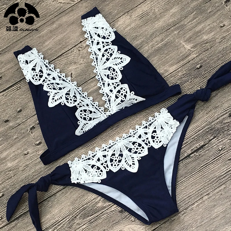 QIANG YI Push Up Sexy Bikini Set Swimwear Women Swimsuit Female Bathing Suit Strap Bather Bandage Bottom Beach 2018 Summer Style
QIANG YI Push Up Sexy Bikini Set Swimwear Women Swimsuit Female Bathing Suit Strap Bather Bandage Bottom Beach 2018 Summer Style