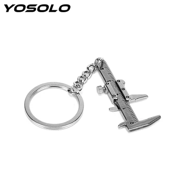 YOSOLO Vernier Caliper Key Rings Keyring Metal Keychains Car-styling Car Accessories
YOSOLO Vernier Caliper Key Rings Keyring Metal Keychains Car-styling Car Accessories