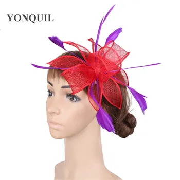 Cocktail race headwear women hat elegant sinamay fascinators accessories bride nice headdress hair pin fancy feather headwear
Cocktail race headwear women hat elegant sinamay fascinators accessories bride nice headdress hair pin fancy feather headwear