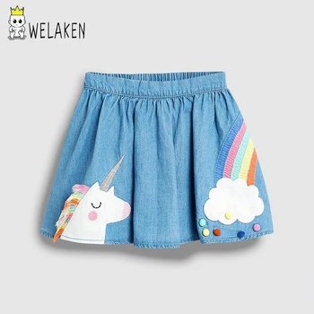 welaken Baby Girls Clothes Unicorn Rainbow Printed Denim Skirt For Girls Children's Clothing Kids Toddler Outwear Tutu Skirts
welaken Baby Girls Clothes Unicorn Rainbow Printed Denim Skirt For Girls Children's Clothing Kids Toddler Outwear Tutu Skirts