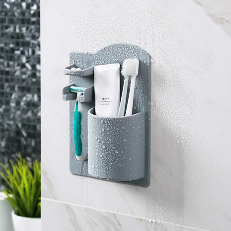 New Design Toothbrush Toothpaste Storage Rack For Bathroom Shaver Holder Toothbrush Storage Box Bathroom Accessories
New Design Toothbrush Toothpaste Storage Rack For Bathroom Shaver Holder Toothbrush Storage Box Bathroom Accessories