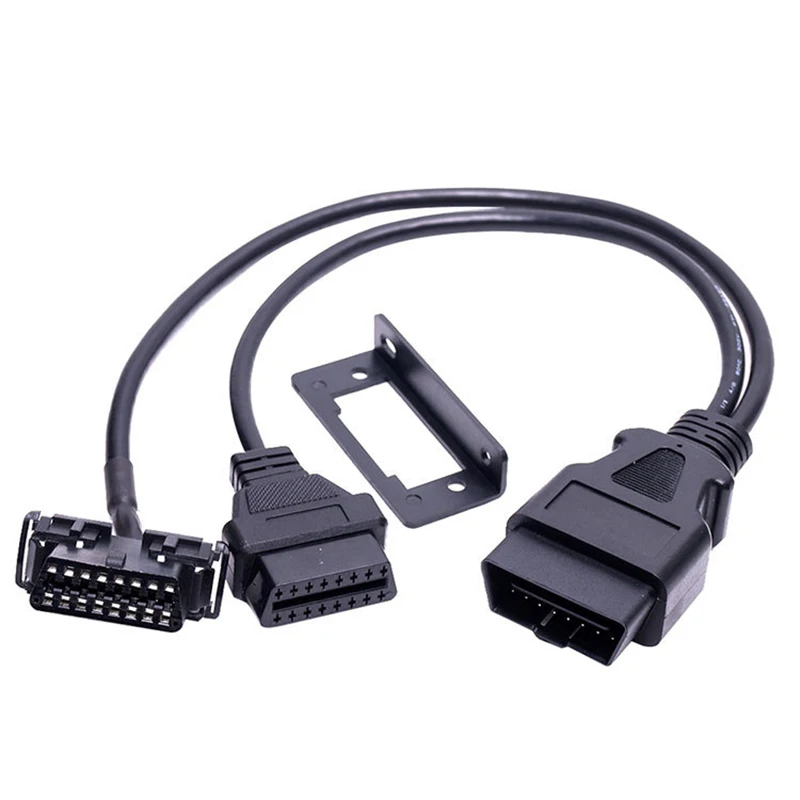 OBD2 male to female one-two extension cord with baffle for Kia and Mazda adapter diagnostic cable
OBD2 male to female one-two extension cord with baffle for Kia and Mazda adapter diagnostic cable