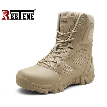 REETENE New Winter Military Leather Boots Men's Cow Suede Winter Boots Men Leather Waterproof Plus Size Hard-wearing Mens Boots
REETENE New Winter Military Leather Boots Men's Cow Suede Winter Boots Men Leather Waterproof Plus Size Hard-wearing Mens Boots