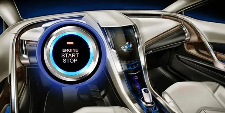 Car Engine Push Start Stop Button