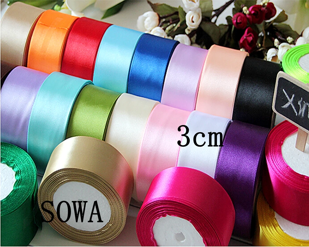 New Cotton 30mm 25 Yards Silk Satin Organza Polyester Ribbon For DIY Wedding Party Decoration Webbing Crafts Gift Packing Belt
New Cotton 30mm 25 Yards Silk Satin Organza Polyester Ribbon For DIY Wedding Party Decoration Webbing Crafts Gift Packing Belt
