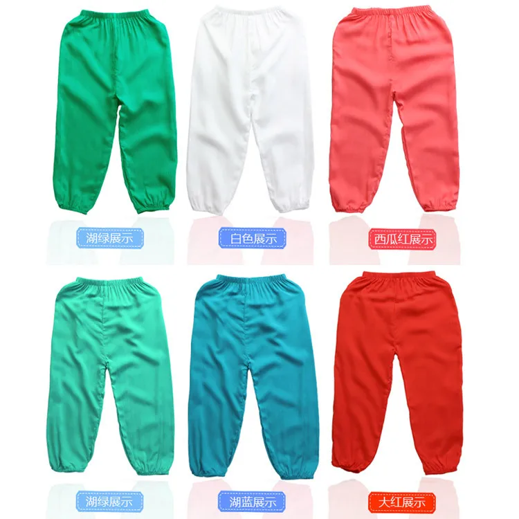 summer anti-mosquito pants air conditioning pajamas yoga dance practice pants 2-16-year-old pure color cotton trousers
summer anti-mosquito pants air conditioning pajamas yoga dance practice pants 2-16-year-old pure color cotton trousers